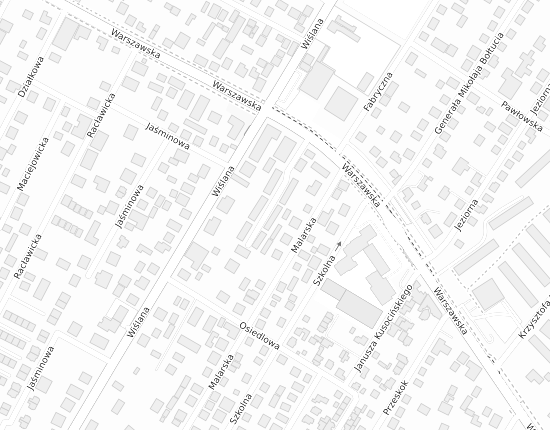 Mapa z adresem organizacji