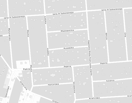 Mapa z adresem organizacji