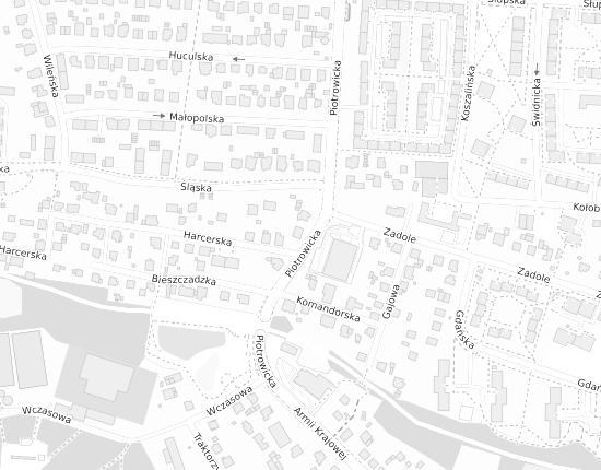 Mapa z adresem organizacji