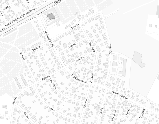Mapa z adresem organizacji