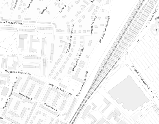 Mapa z adresem organizacji