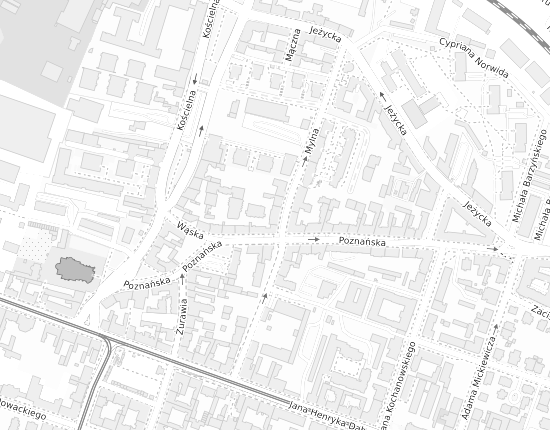 Mapa z adresem organizacji