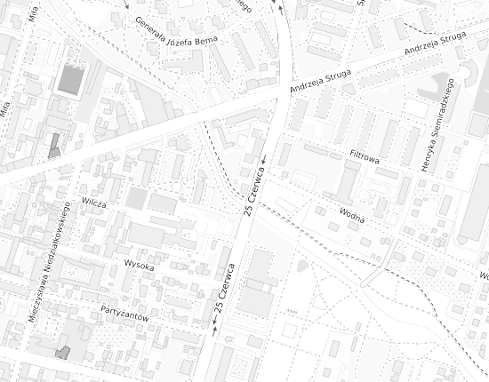 Mapa z adresem organizacji