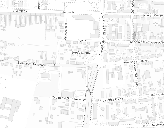 Mapa z adresem organizacji