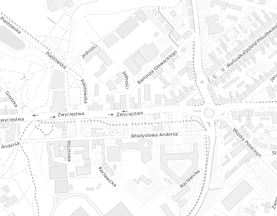 Mapa z adresem organizacji