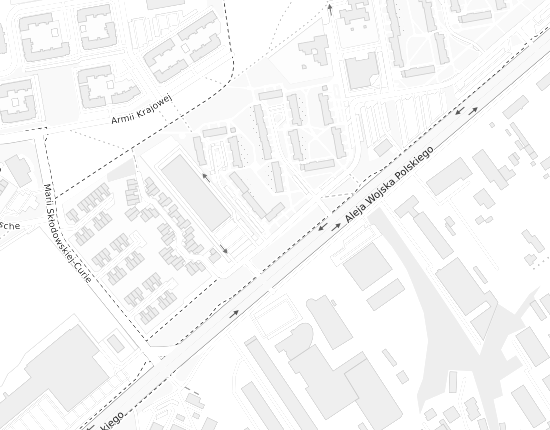 Mapa z adresem organizacji