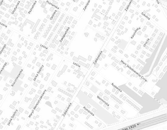 Mapa z adresem organizacji