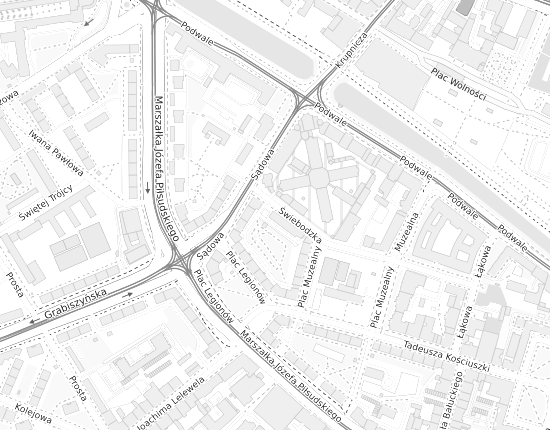 Mapa z adresem organizacji