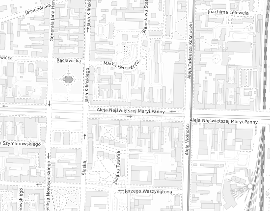 Mapa z adresem organizacji