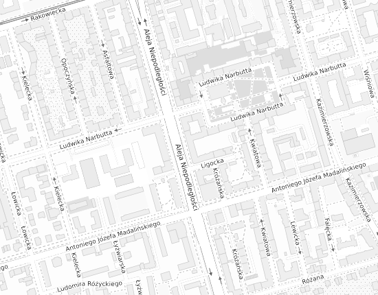 Mapa z adresem organizacji