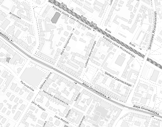 Mapa z adresem organizacji