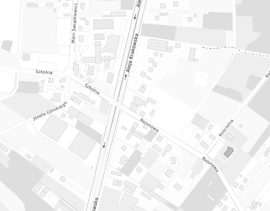 Mapa z adresem organizacji