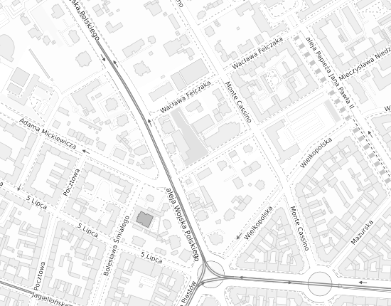 Mapa z adresem organizacji