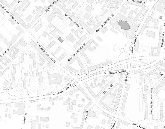Mapa z adresem organizacji