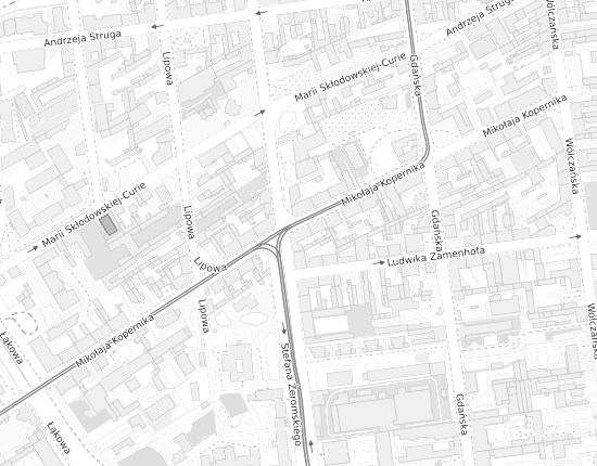 Mapa z adresem organizacji