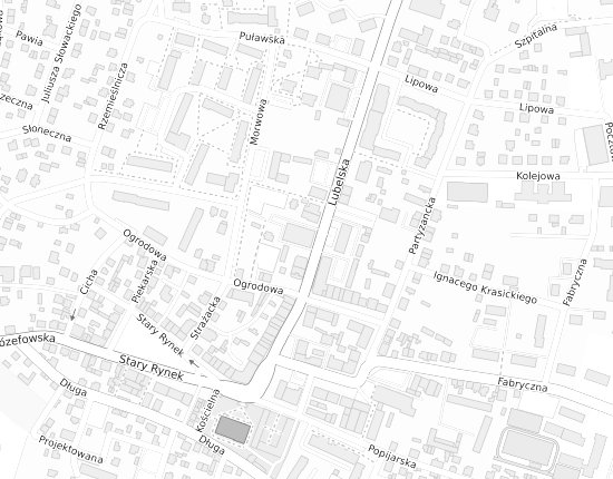 Mapa z adresem organizacji