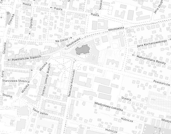 Mapa z adresem organizacji
