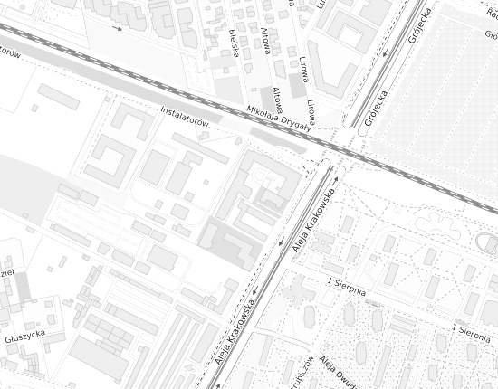 Mapa z adresem organizacji