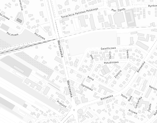 Mapa z adresem organizacji