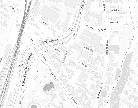 Mapa z adresem organizacji