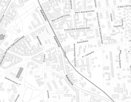 Mapa z adresem organizacji