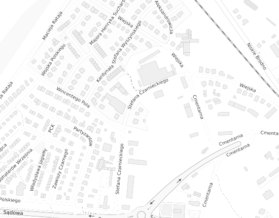 Mapa z adresem organizacji