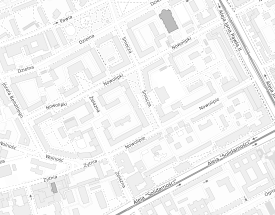 Mapa z adresem organizacji