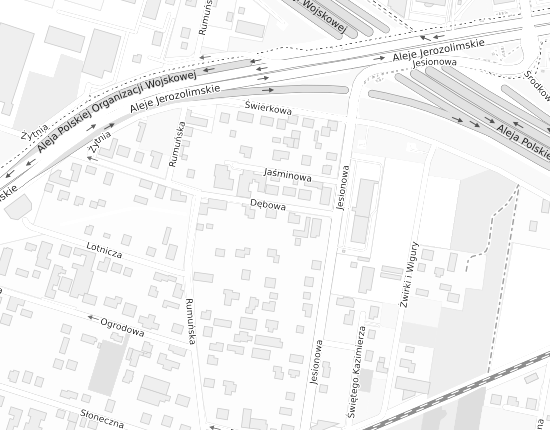 Mapa z adresem organizacji