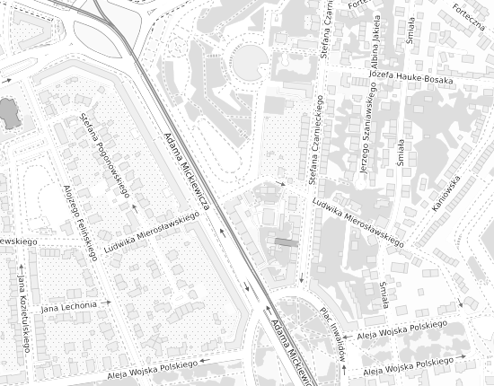Mapa z adresem organizacji