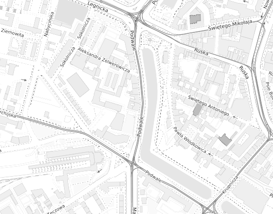 Mapa z adresem organizacji