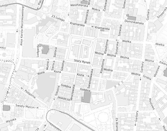 Mapa z adresem organizacji