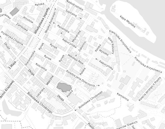 Mapa z adresem organizacji