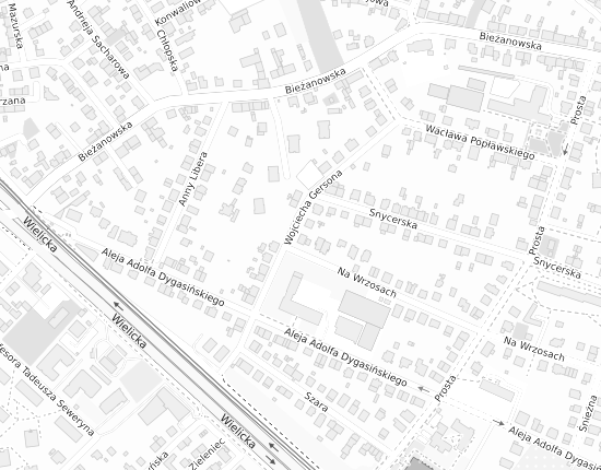 Mapa z adresem organizacji
