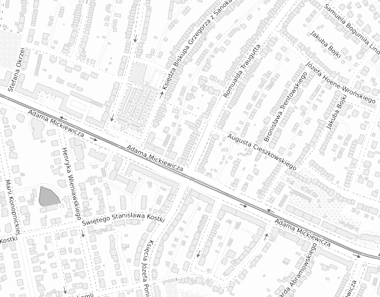 Mapa z adresem organizacji