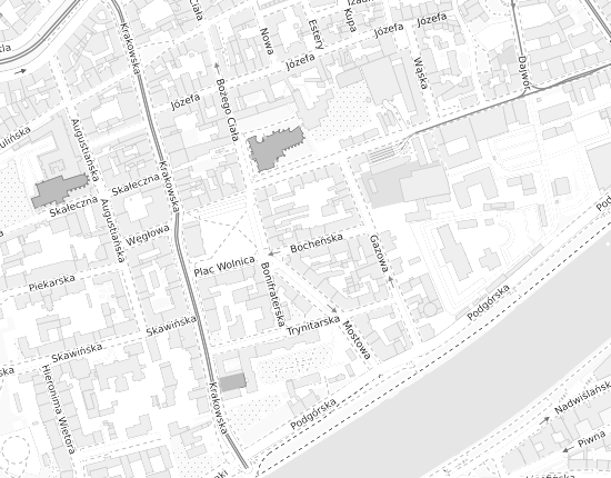 Mapa z adresem organizacji