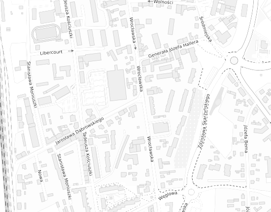 Mapa z adresem organizacji