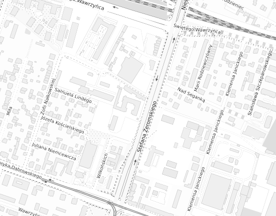 Mapa z adresem organizacji
