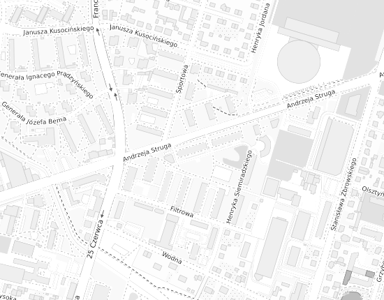 Mapa z adresem organizacji