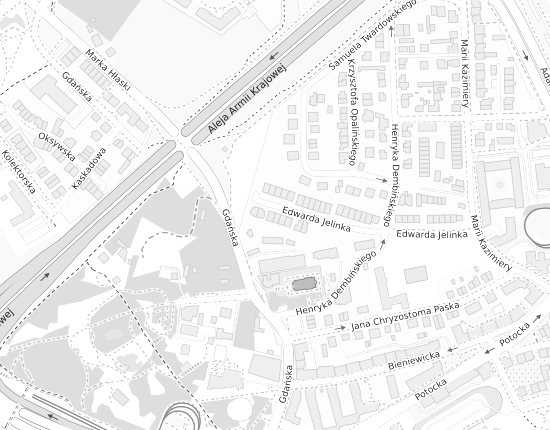 Mapa z adresem organizacji