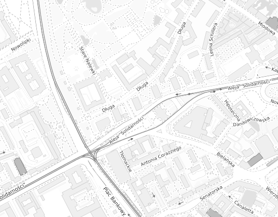 Mapa z adresem organizacji