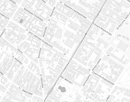 Mapa z adresem organizacji