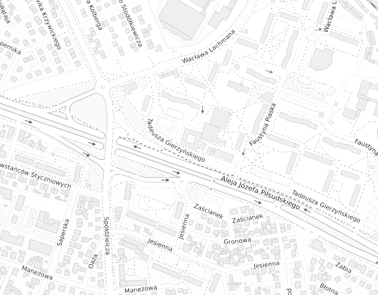 Mapa z adresem organizacji