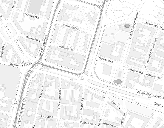 Mapa z adresem organizacji