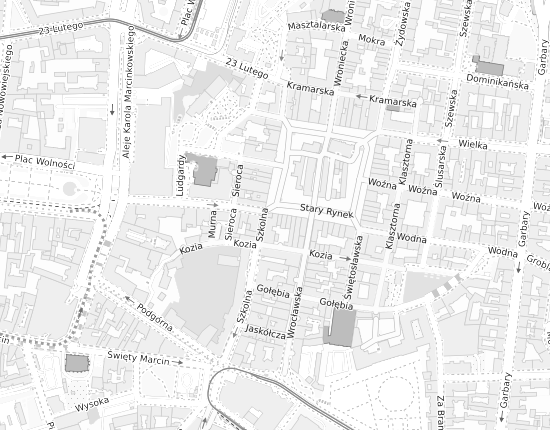 Mapa z adresem organizacji
