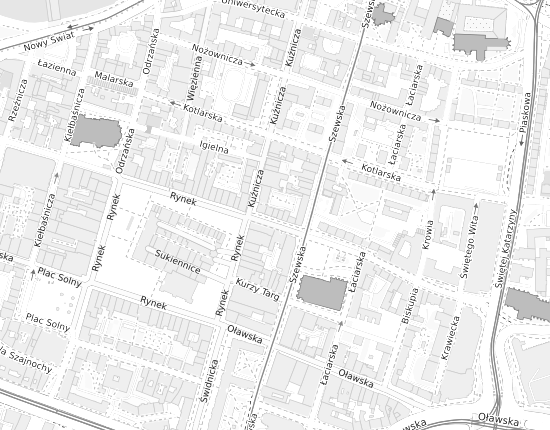 Mapa z adresem organizacji