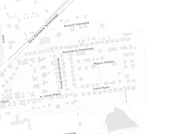 Mapa z adresem organizacji