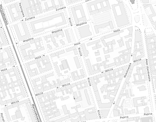 Mapa z adresem organizacji