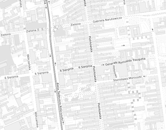Mapa z adresem organizacji