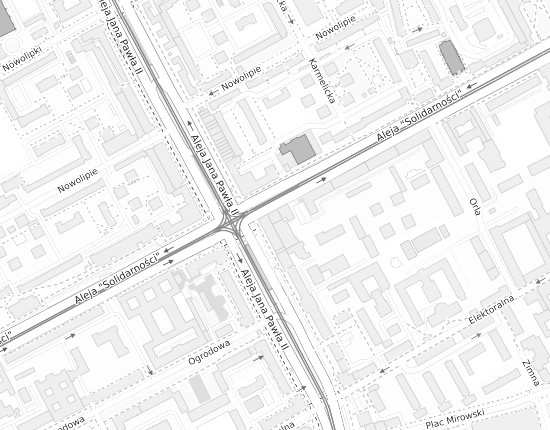 Mapa z adresem organizacji