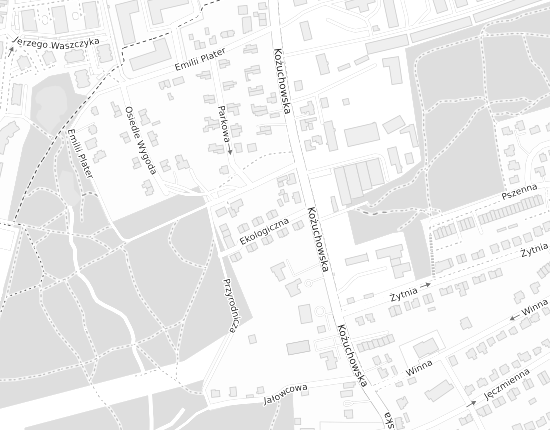 Mapa z adresem organizacji